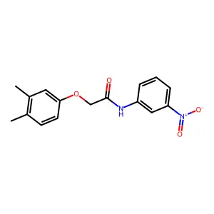2-(3,4-dimethylphenoxy)-N-(3-nitrophenyl)acetamide structure