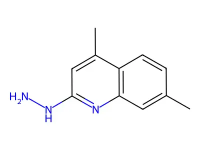 2-Hydrazinyl-4,7-dimethylquinoline structure