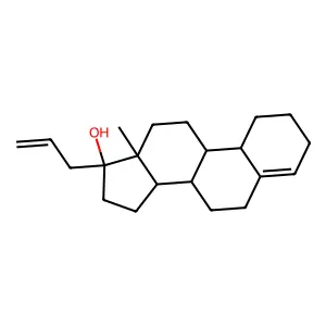 烯丙雌醇 structure