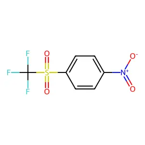 1-Nitro-4-trifluoromethanesulfonylbenzene structure