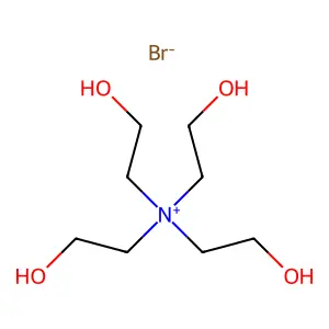 Tetrakis(2-hydroxyethyl)azanium structure