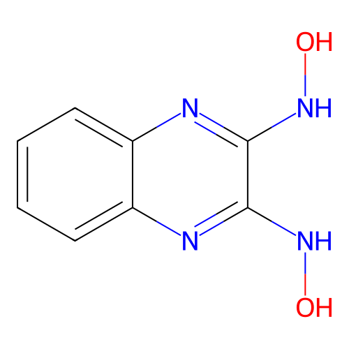 2,3-Di(hydroxyimino)-1,4-dihydroquinoxaline structure