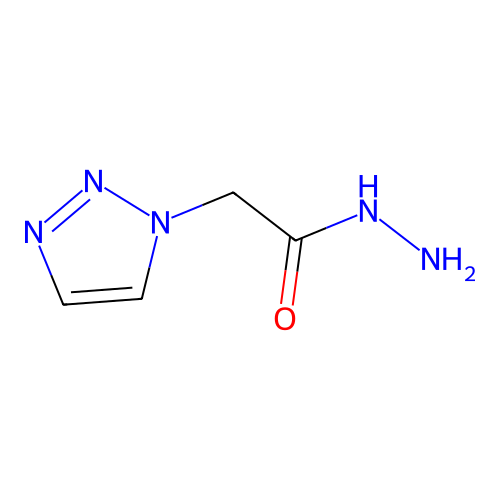 2-(Triazol-1-yl)acetohydrazide structure