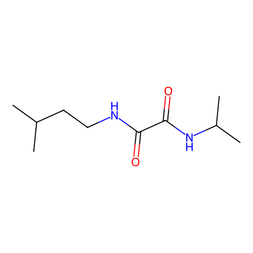 N-(3-methylbutyl)-N'-(propan-2-yl)ethanediamide structure