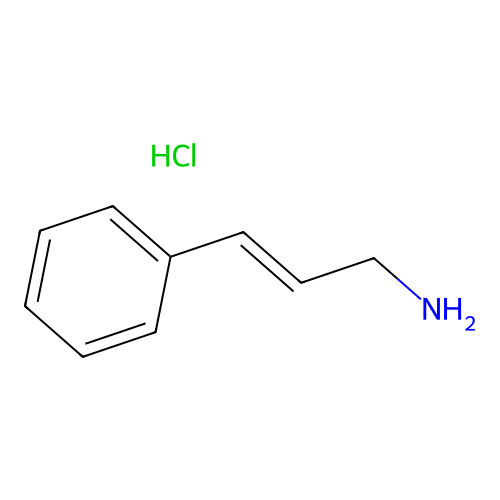 Cinnamylamine hydrochloride, (E)- structure