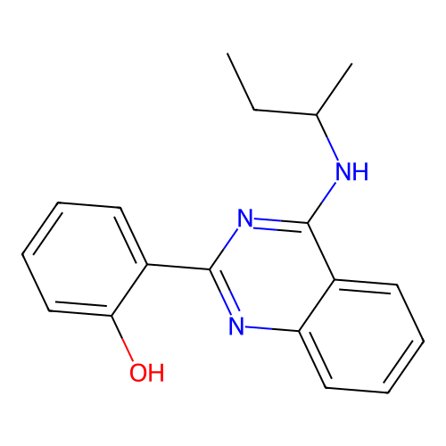 2-(4-(Sec-butylamino)quinazolin-2-yl)phenol structure