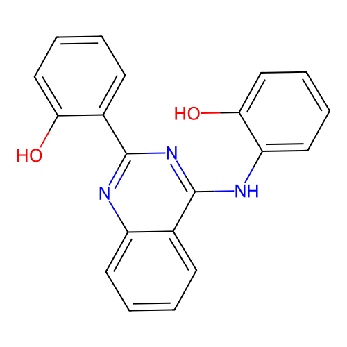 2-{(4E)-4-[(2-hydroxyphenyl)imino]-3,4-dihydroquinazolin-2-yl}phenol structure