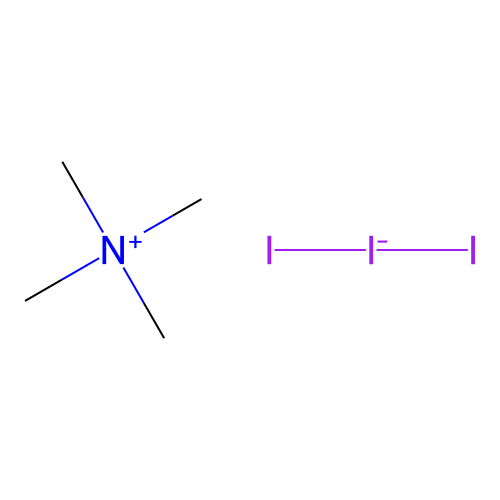 Tetramethylammonium triiodide structure