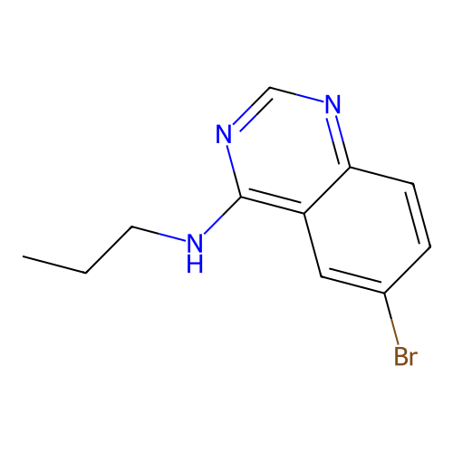 6-Bromo-N-propylquinazolin-4-amine structure