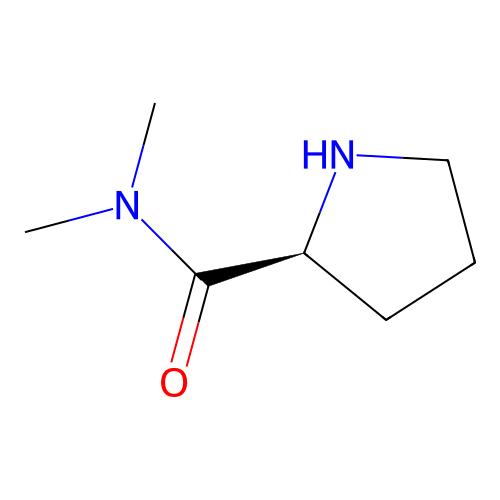 (2S)-N,N-dimethylpyrrolidine-2-carboxamide structure