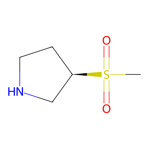 (R)-3-(Methylsulfonyl)pyrrolidine structure