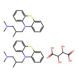 Trimeprazine Tartrate structure