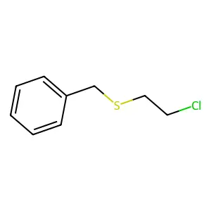 苄基2-氯乙基硫醚 structure
