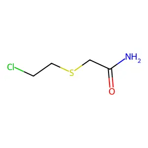 2-(2-Chloroethylsulfanyl)acetamide structure