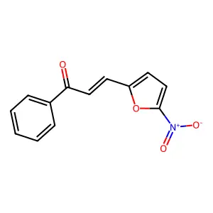 3-(5-Nitro-2-furanyl)-1-phenyl-2-propen-1-one structure