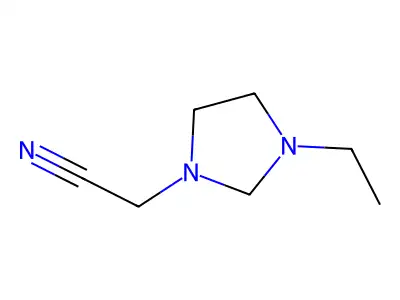 2-(3-Ethylimidazolidin-1-yl)acetonitrile structure