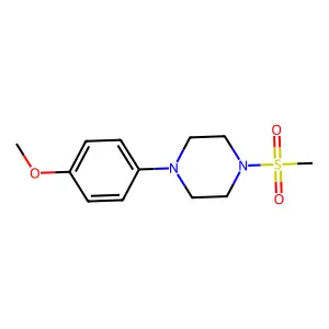 1-(4-Methoxyphenyl)-4-(methylsulfonyl)piperazine structure