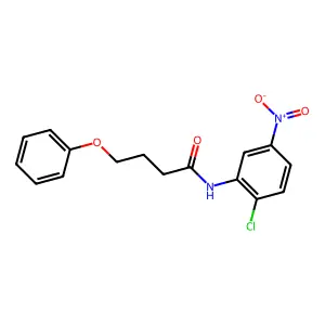 N-(2-chloro-5-nitrophenyl)-4-phenoxybutanamide structure