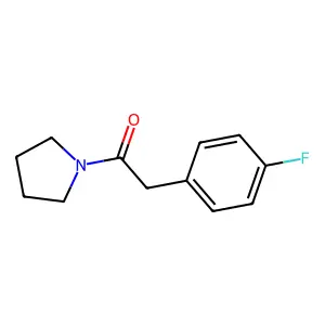 2-(4-Fluorophenyl)-1-pyrrolidin-1-ylethanone structure