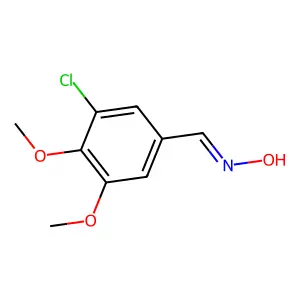 3-Chloro-4,5-dimethoxybenzaldehyde oxime structure