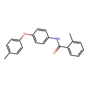 2-methyl-N-[4-(4-methylphenoxy)phenyl]benzamide structure