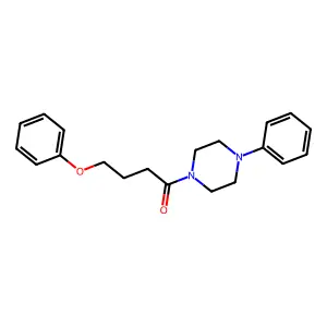 4-Phenoxy-1-(4-phenylpiperazin-1-yl)butan-1-one structure