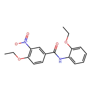 4-ethoxy-N-(2-ethoxyphenyl)-3-nitrobenzamide structure