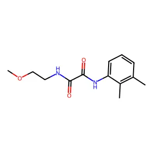 N'-(2,3-dimethylphenyl)-N-(2-methoxyethyl)oxamide structure