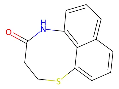 2,3-dihydronaphtho[1,8-bc][1,5]thiazocin-4(5H)-one structure