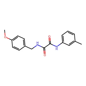 N-(4-methoxybenzyl)-N'-(3-methylphenyl)ethanediamide structure