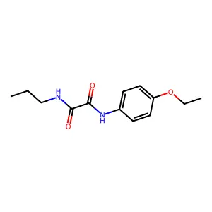N'-(4-ethoxyphenyl)-N-propyloxamide structure