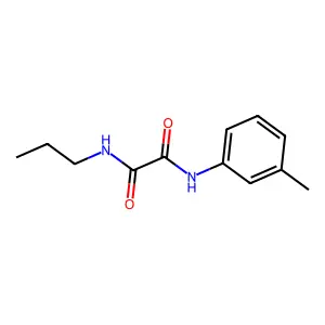 N-(3-methylphenyl)-N'-propylethanediamide structure