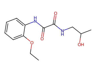 N'-(2-ethoxyphenyl)-N-(2-hydroxypropyl)oxamide structure