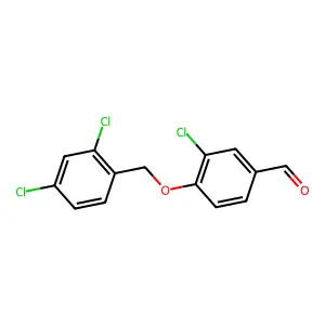 3-Chloro-4-[(2,4-dichlorobenzyl)oxy]benzaldehyde structure
