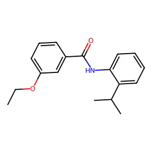 3-ethoxy-N-[2-(propan-2-yl)phenyl]benzamide structure
