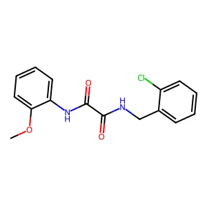 N-(2-chlorobenzyl)-N'-(2-methoxyphenyl)ethanediamide structure