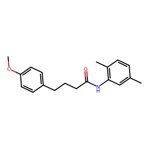 N-(2,5-dimethylphenyl)-4-(4-methoxyphenyl)butanamide structure