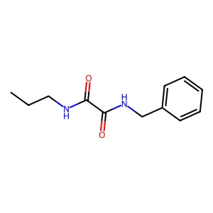 N-benzyl-N'-propylethanediamide structure