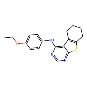 N-(4-ethoxyphenyl)-5,6,7,8-tetrahydro-[1]benzothiolo[2,3-d]pyrimidin-4-amine structure