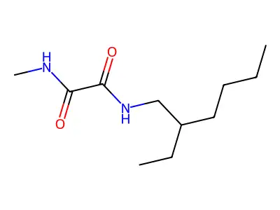 N-(2-ethylhexyl)-N'-methylethanediamide structure