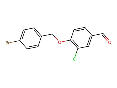 4-[(4-Bromobenzyl)oxy]-3-chlorobenzaldehyde structure