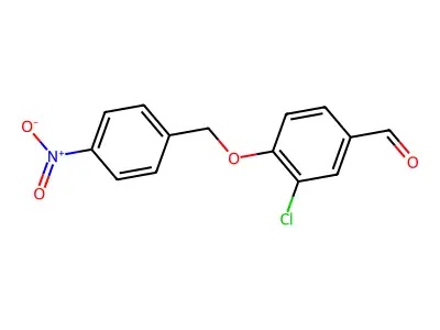 3-Chloro-4-[(4-nitrobenzyl)oxy]benzaldehyde structure