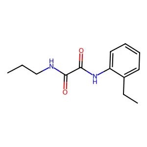 N-(2-ethylphenyl)-N'-propylethanediamide structure