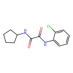 N~1~-(2-chlorophenyl)-N~2~-cyclopentylethanediamide structure