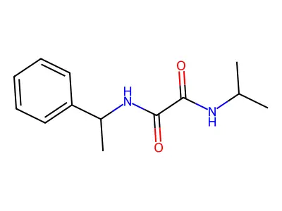 N'-(1-phenylethyl)-N-propan-2-yloxamide structure