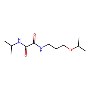 N-(propan-2-yl)-N'-[3-(propan-2-yloxy)propyl]ethanediamide structure