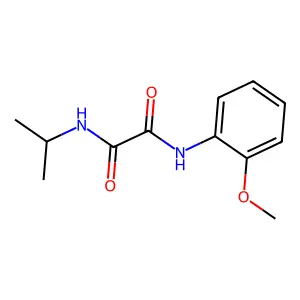 N-(2-methoxyphenyl)-N'-propan-2-yloxamide structure