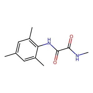 N-methyl-N'-(2,4,6-trimethylphenyl)ethanediamide structure