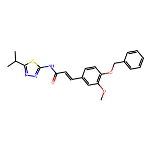 C22H23N3O3S structure