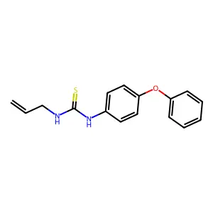 1-Allyl-3-(4-phenoxyphenyl)thiourea structure